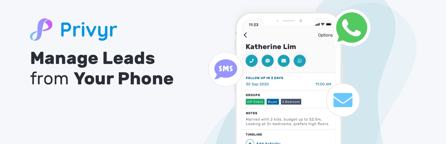 Privyr CRM – Instant Lead Alerts for Contact Forms