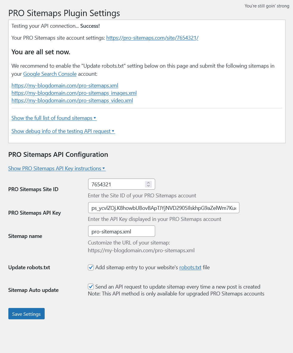 PRO Sitemaps Connect