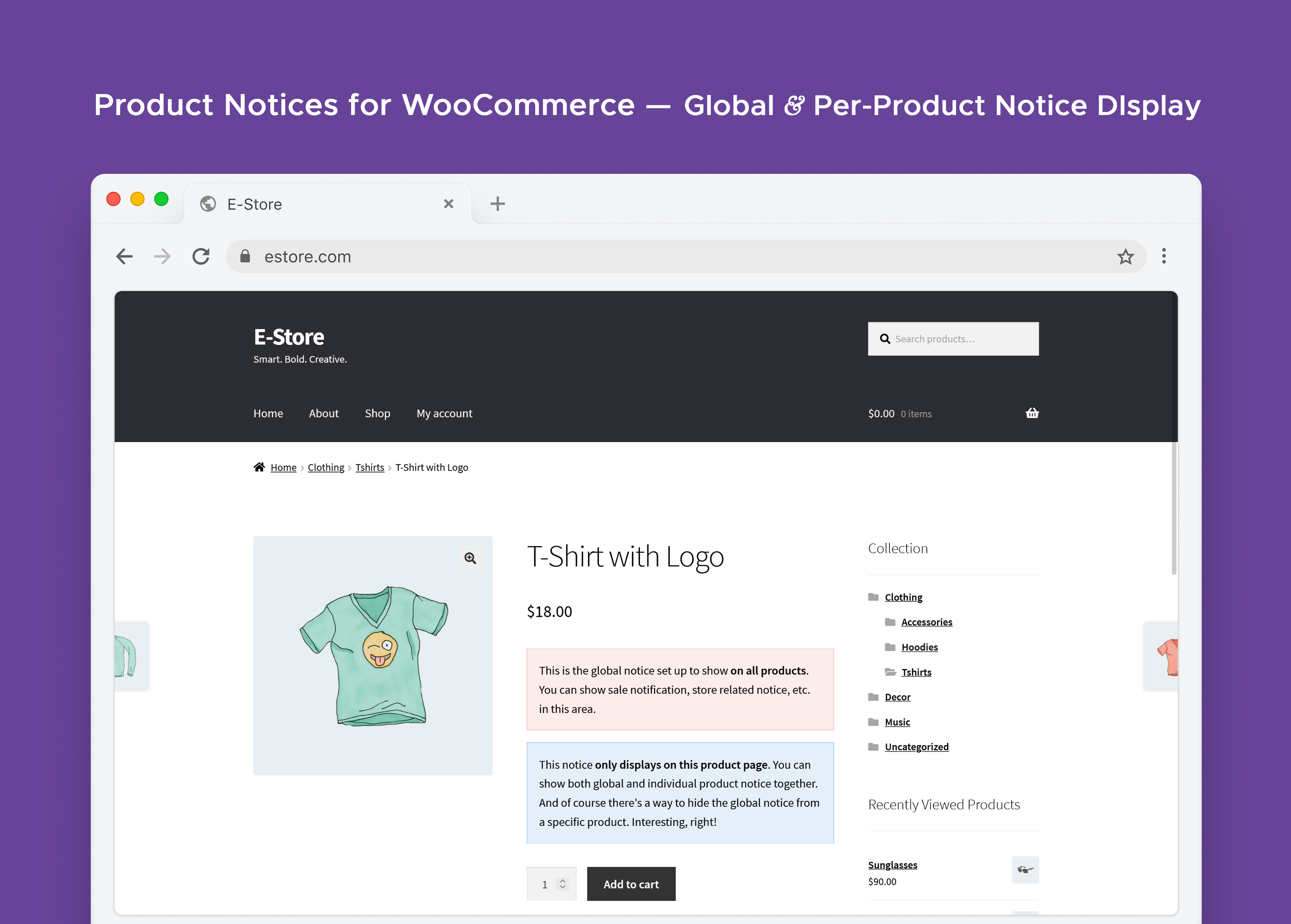 Product Notices for WooCommerce - Global &amp; Per-Product Notice Display