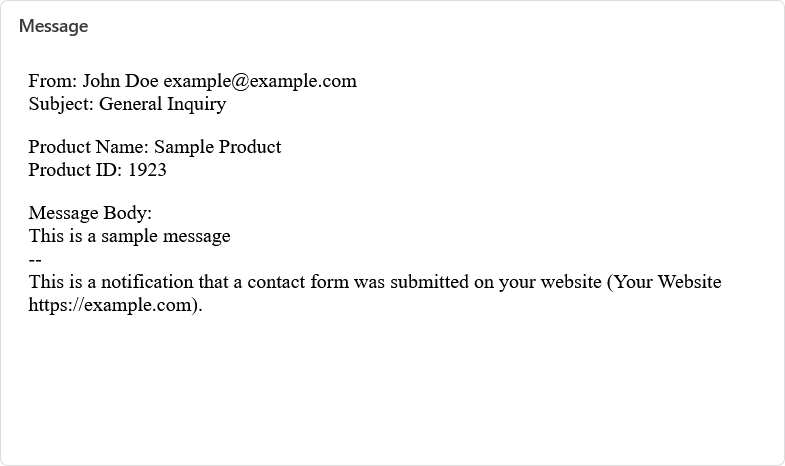 Product Price Enquiry &amp; Quote Request Contact Form for WooCommerce