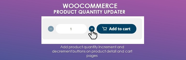 TG Product Quantity Plus Minus Button