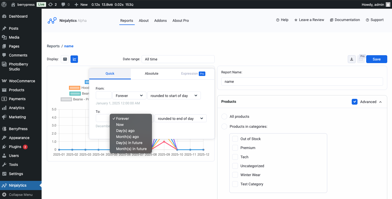 Ninjalytics (formerly Product Sales Report) - Screenshot 6