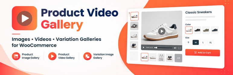 Product Video & Variation Image Gallery for WooCommerce preview