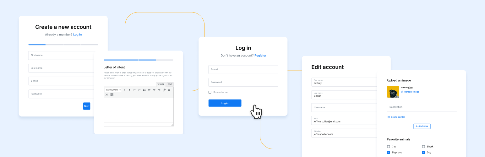 User Profile Builder – Beautiful User Registration Forms, User Profiles & User Role Editor