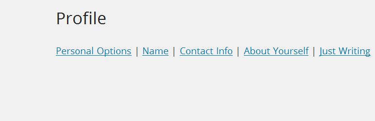 Profile Links