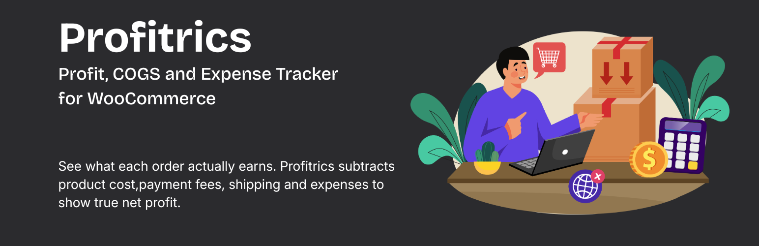 Profitrics – Profit, COGS and Expense Tracker for WooCommerce