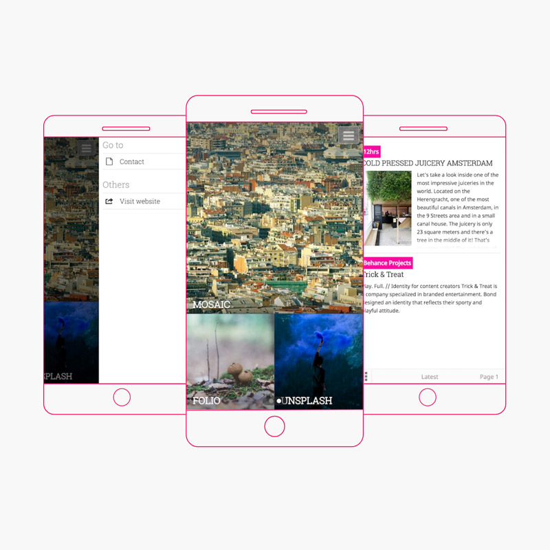 The Mosaic progressive web app
