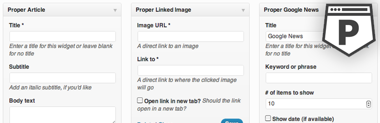 proper-widgets