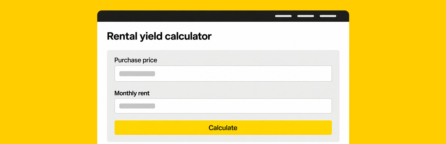 Property Hive Rental Yield Calculator preview
