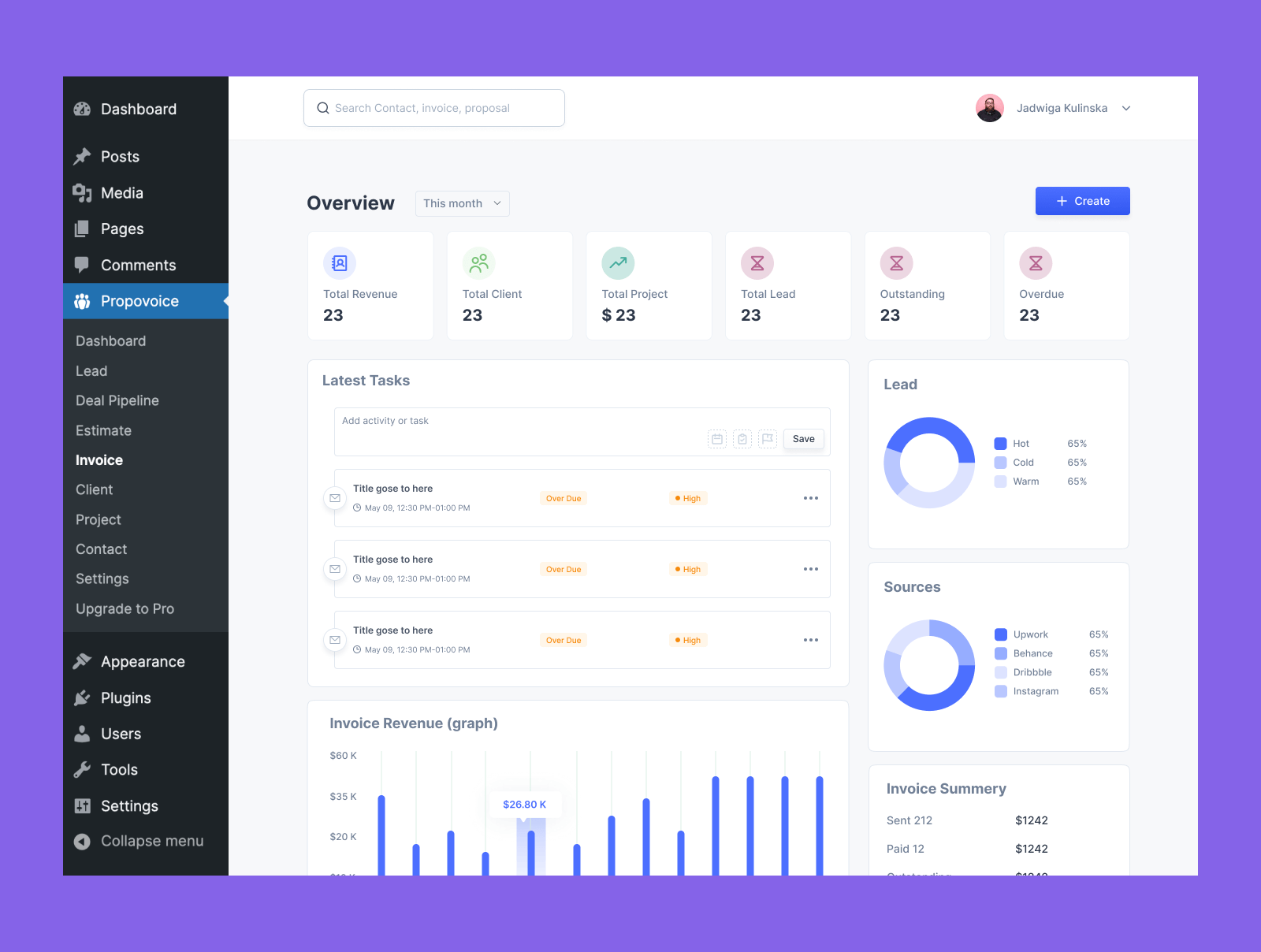 Propovoice: All-in-One Client Management System