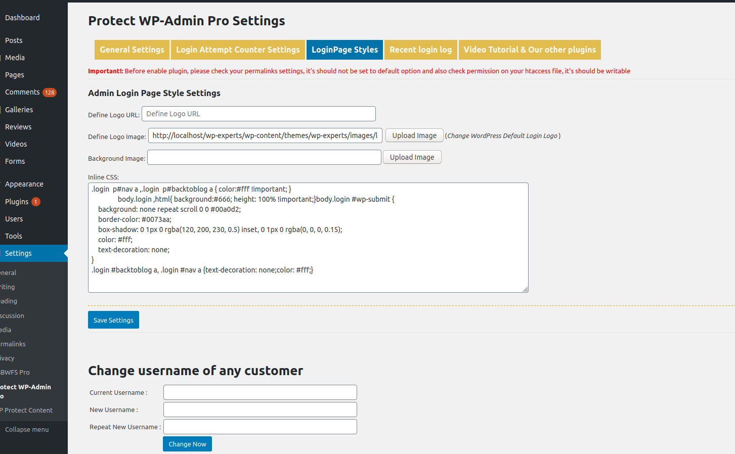 Protect WP Admin