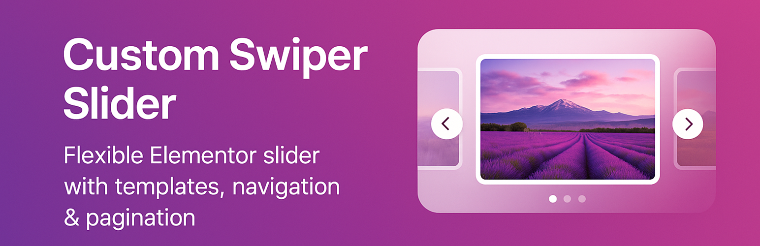 Custom Swiper Slider for Elementor