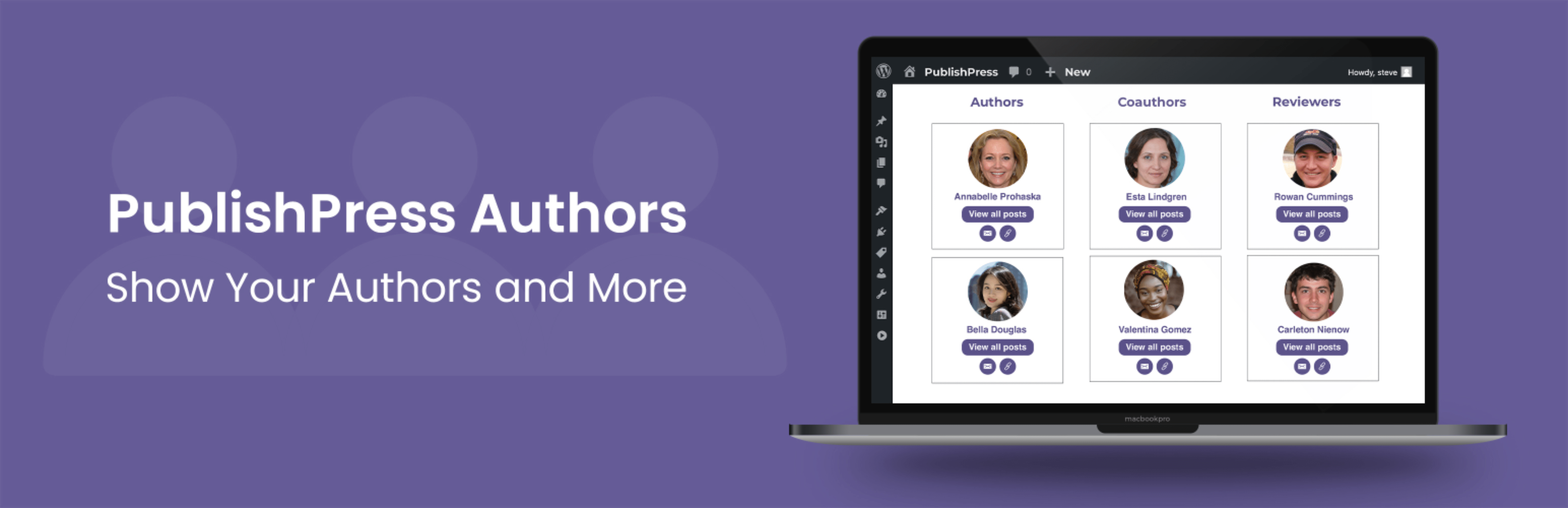 Co-Authors, Multiple Authors and Guest Authors in an Author Box with