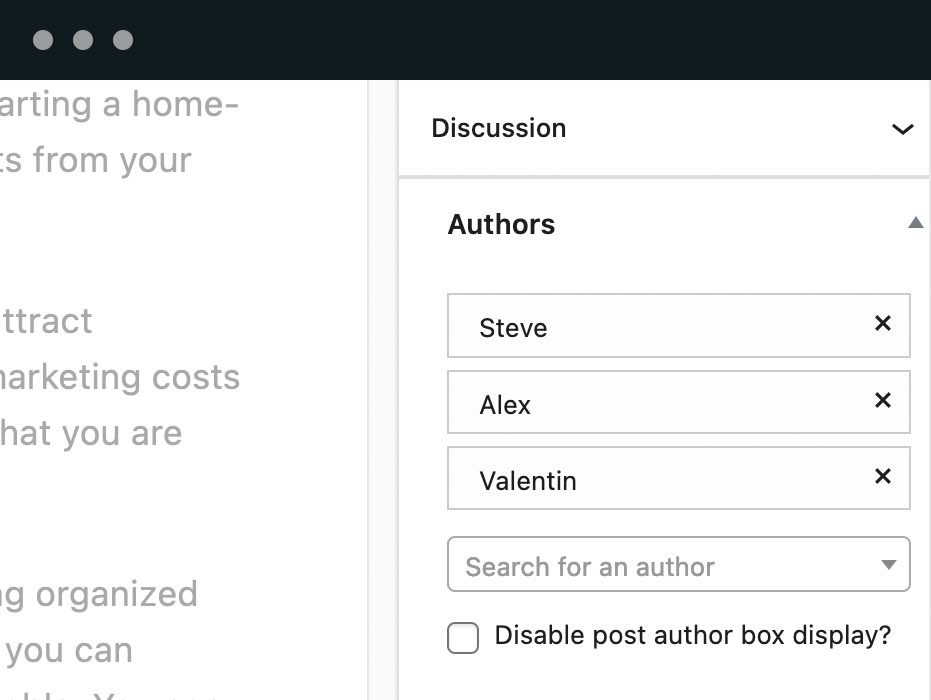 Co-Authors, Multiple Authors and Guest Authors in an Author Box with PublishPress Authors