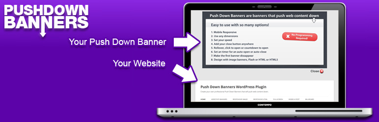 Push Down Banners