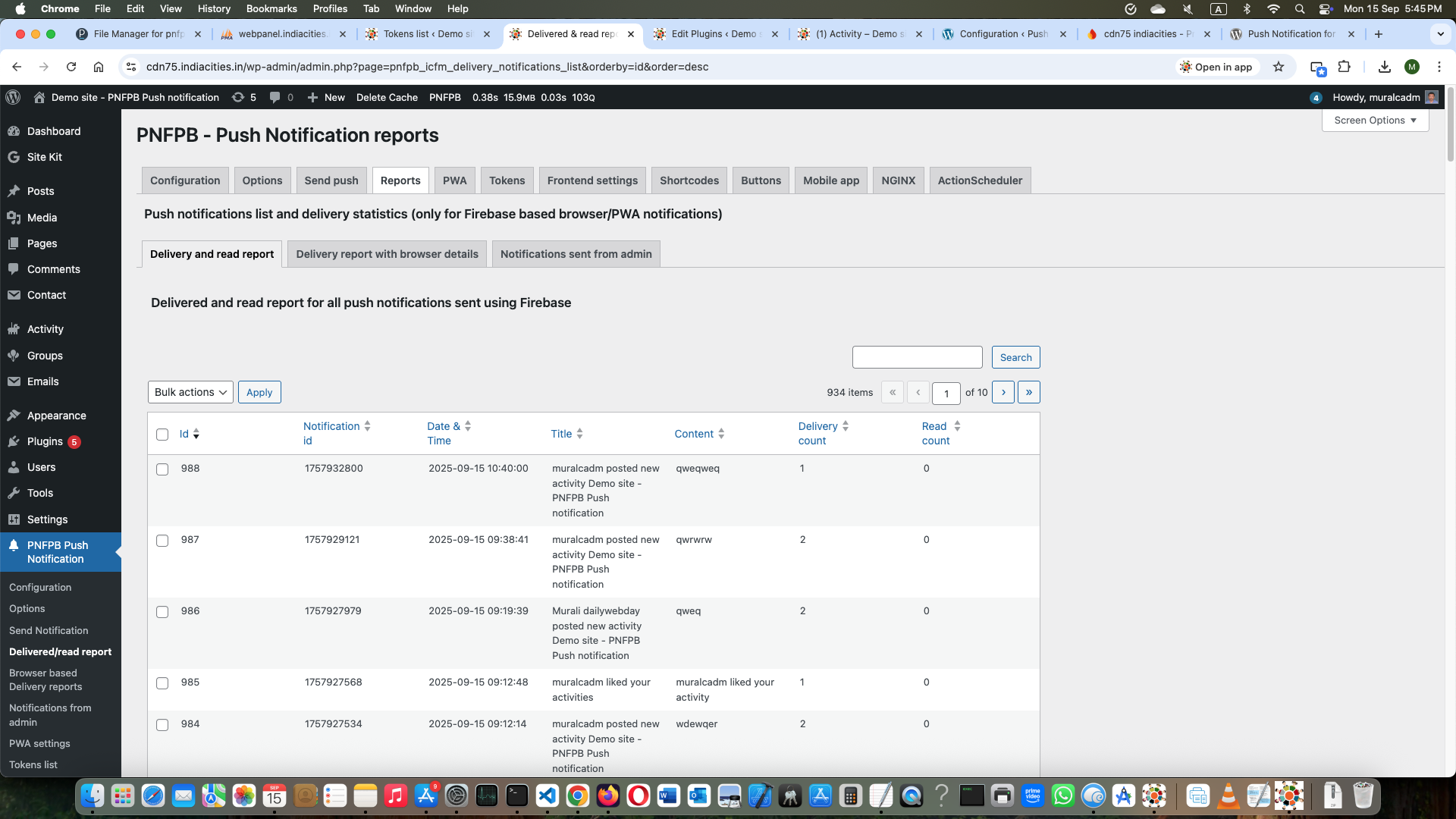 BuddyPress Group members can subscribe/remove push notification for every group