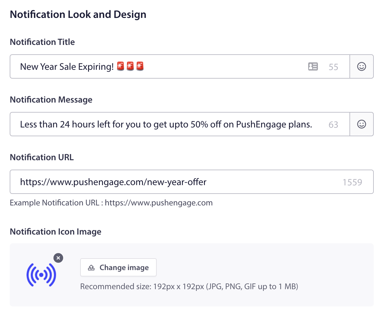 Notification Look and Design