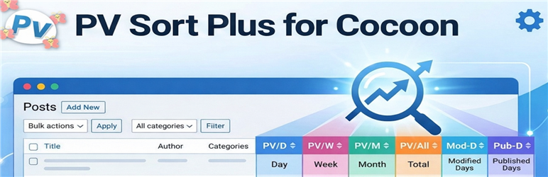 PV Sort Plus for Cocoon preview