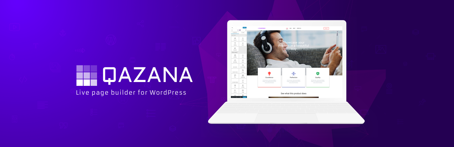 Qazana Layout builder for WordPress