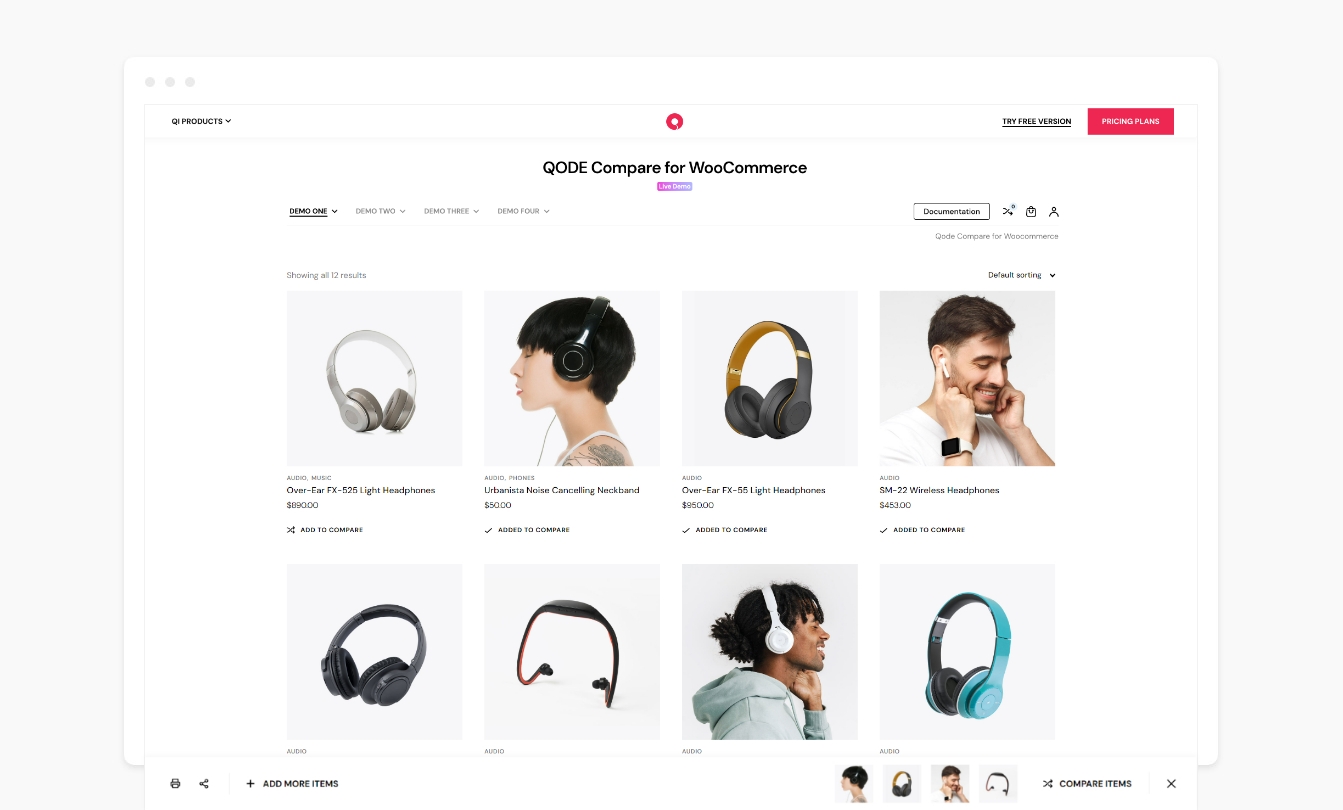 QODE Compare for WooCommerce