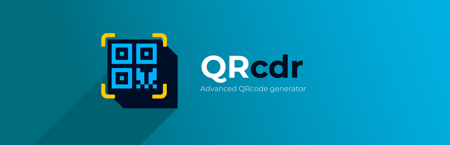WordPress 外掛 QRcdr – Frontend Generator for Custom and Dynamic QR Codes 的封面圖片