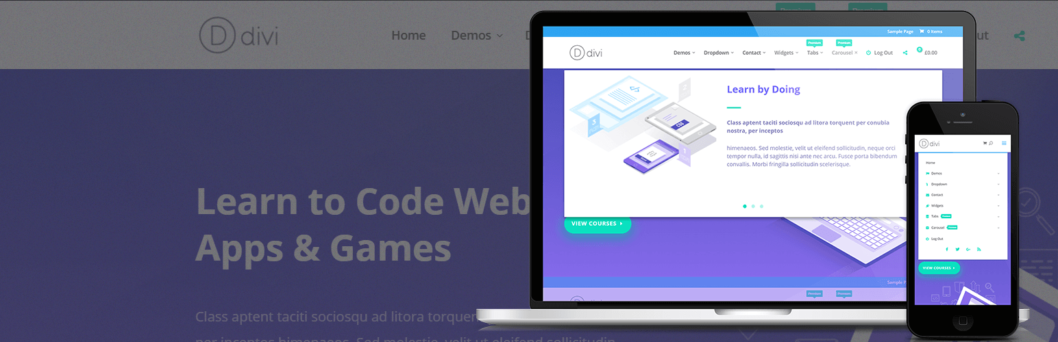 WordPress 外掛 QuadMenu – Divi Mega Menu 的封面圖片。