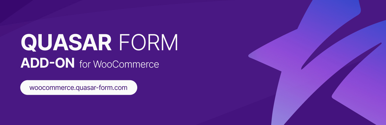 Quasar form – add-on for WooCommerce