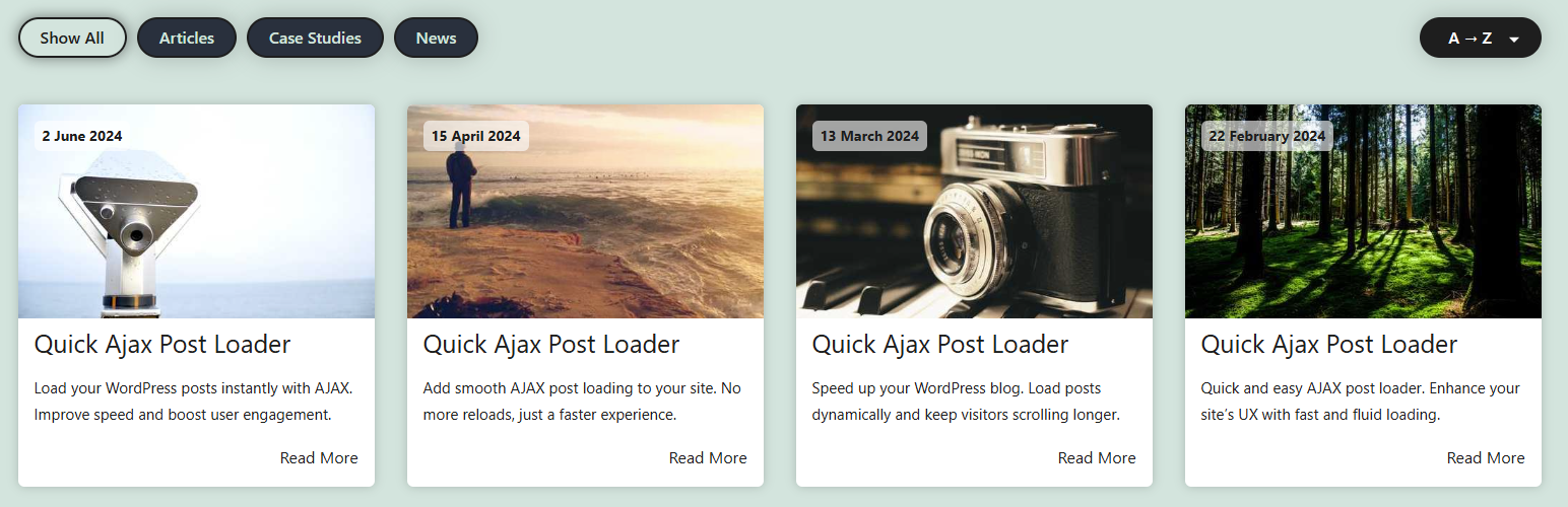 Quick Ajax Post Loader