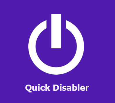 Quick Disabler logo