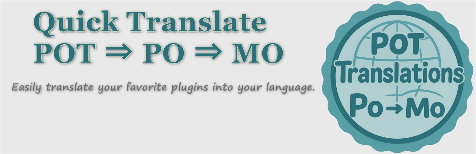 Quick Translate POT/PO/MO