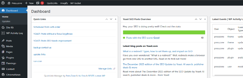 QuickLinks Manager by Press.Zone