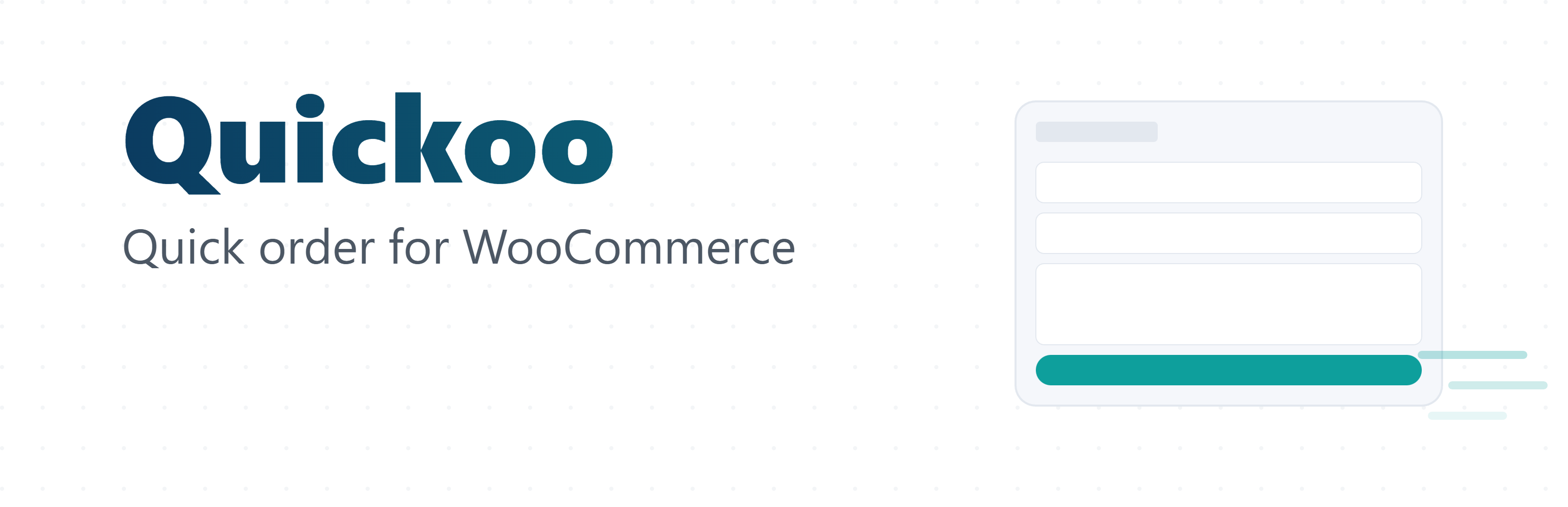 Quickoo: Quick order for WooCommerce