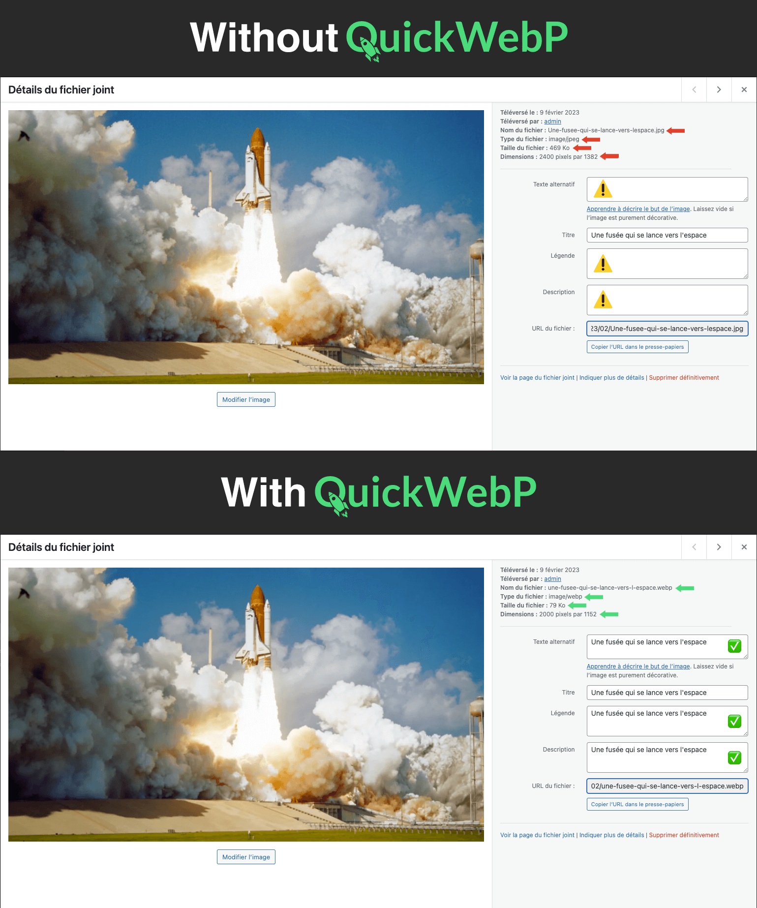 QuickWebP &#8211; Compress / Optimize Images &amp; Convert WebP | SEO Friendly