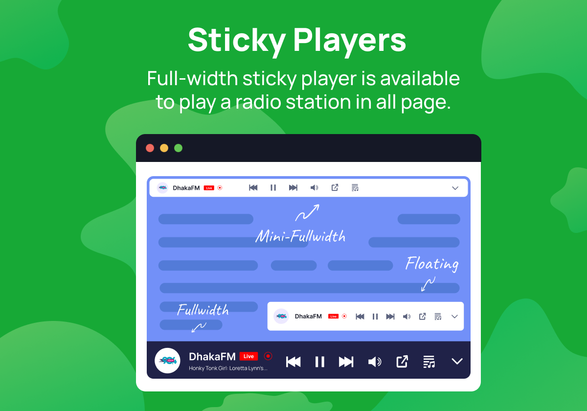 Sticky Player