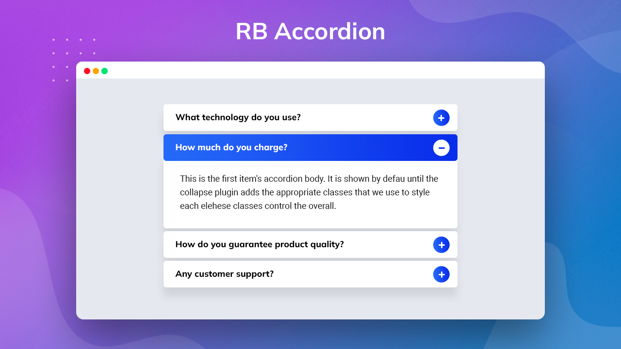 Accordion Block