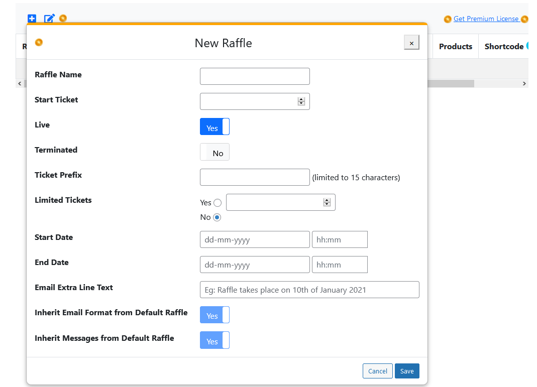 Raffle Play Woocommerce