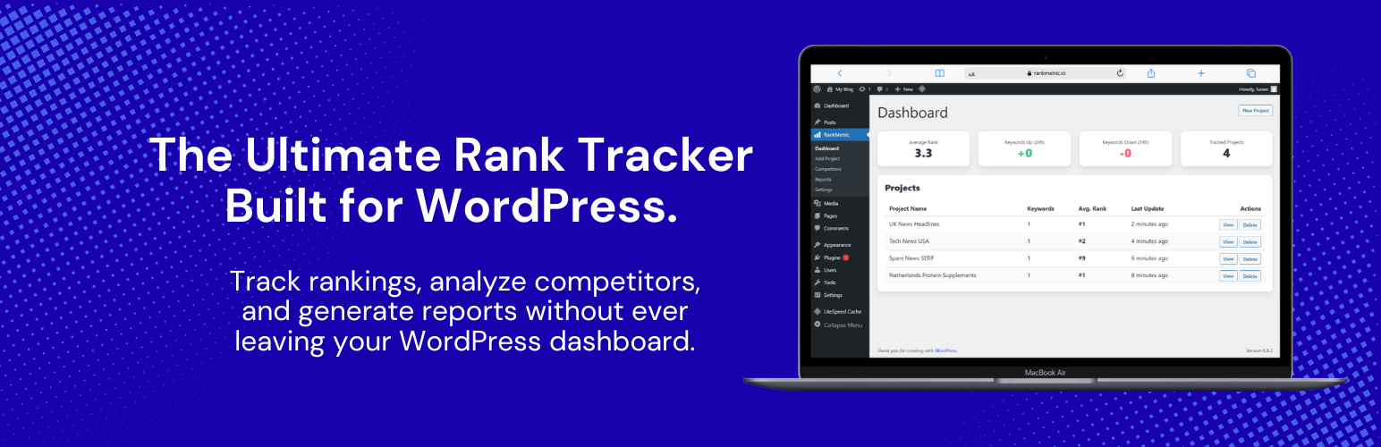 RankMetric – SERP Rank Tracker