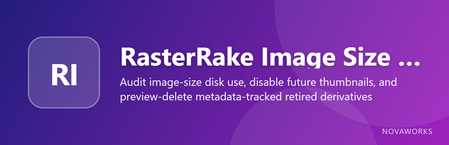 RasterRake Image Size Cleaner