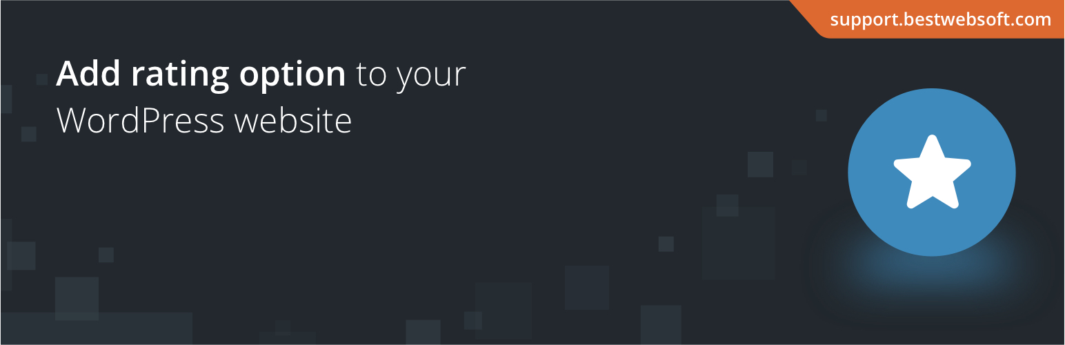 Product image for Rating by BestWebSoft.