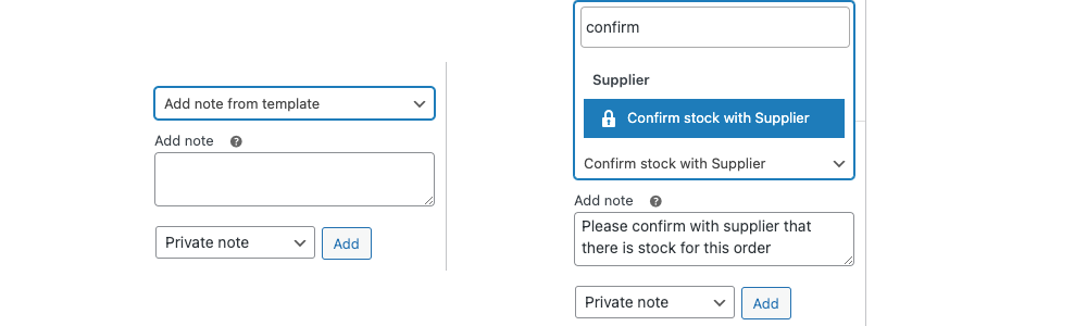 RD Order Note Templates for WooCommerce