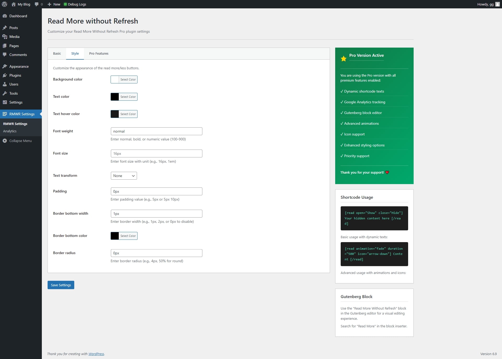 Wp-admin settings page (v4.0.0 - Modern UI)