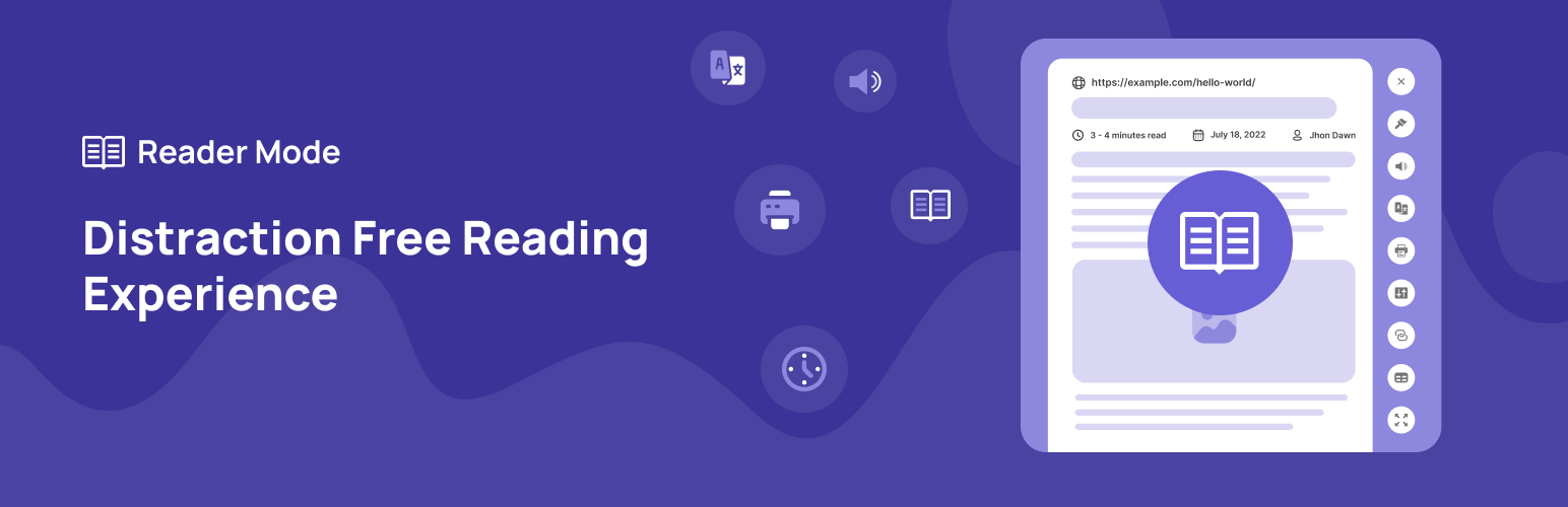 Reader Mode – Distraction-Free Content Reader