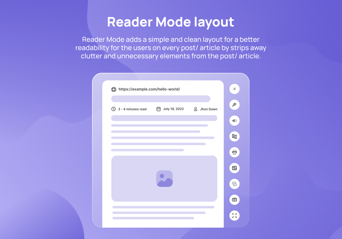 Reader Mode &#8211; Distraction-Free Content Reader