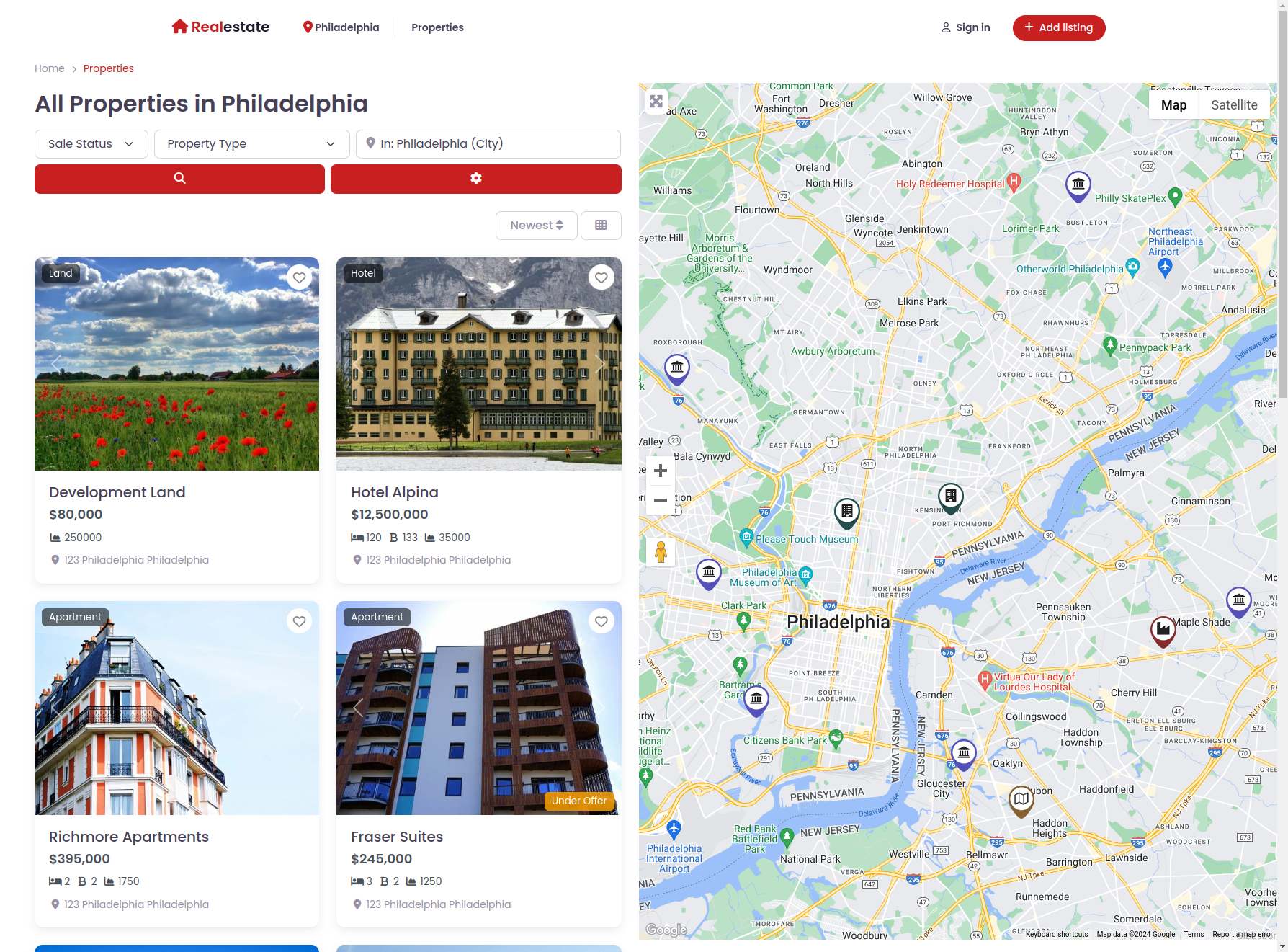 Real Estate Directory – GeoDirectory Add-on - Screenshot 1