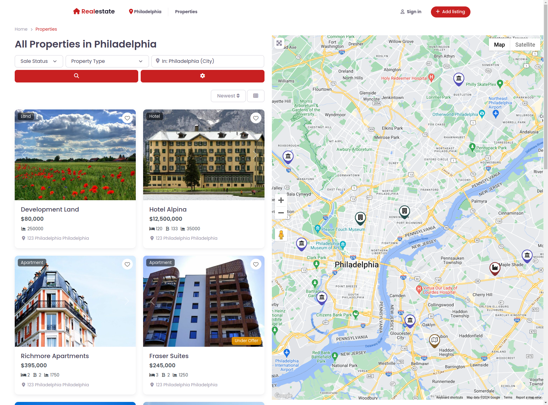 Real Estate Directory &#8211; GeoDirectory Add-on