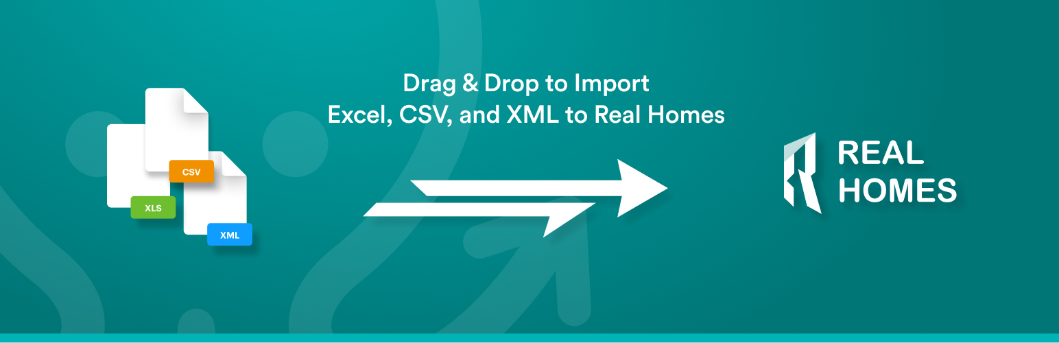 WordPress 外掛 Import Properties into RealHomes Theme 的封面圖片。