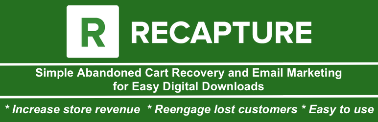 Recapture for Easy Digital Downloads