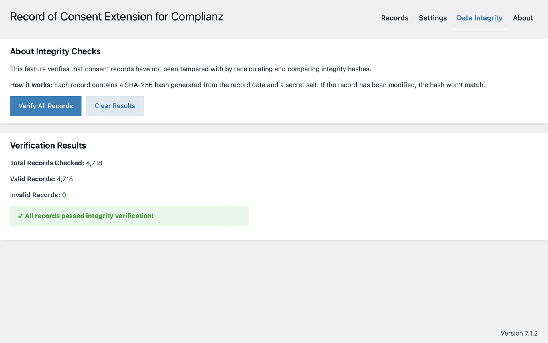 Data Integrity Tool