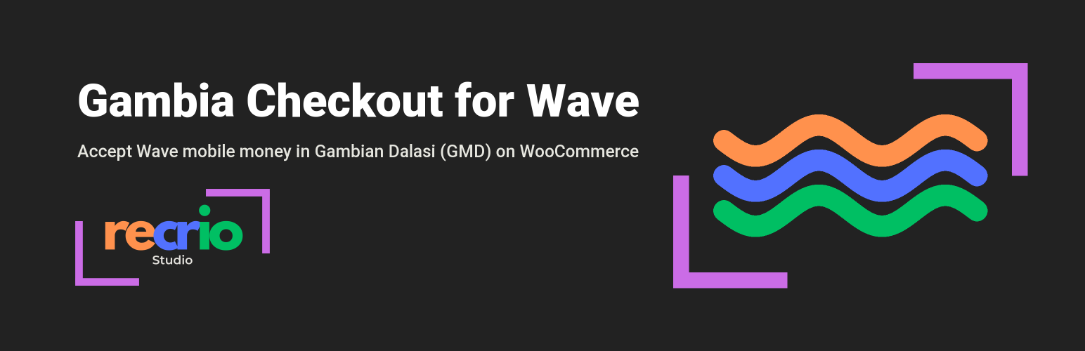 WordPress 外掛 Recrio – Gambia Checkout for Wave 的封面圖片