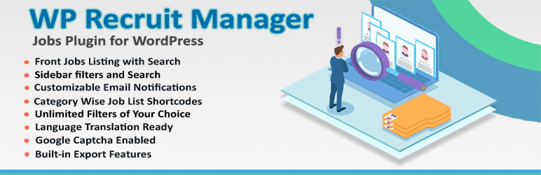 Recruitment Manager – Jobs Listing and Recruitment Plugin